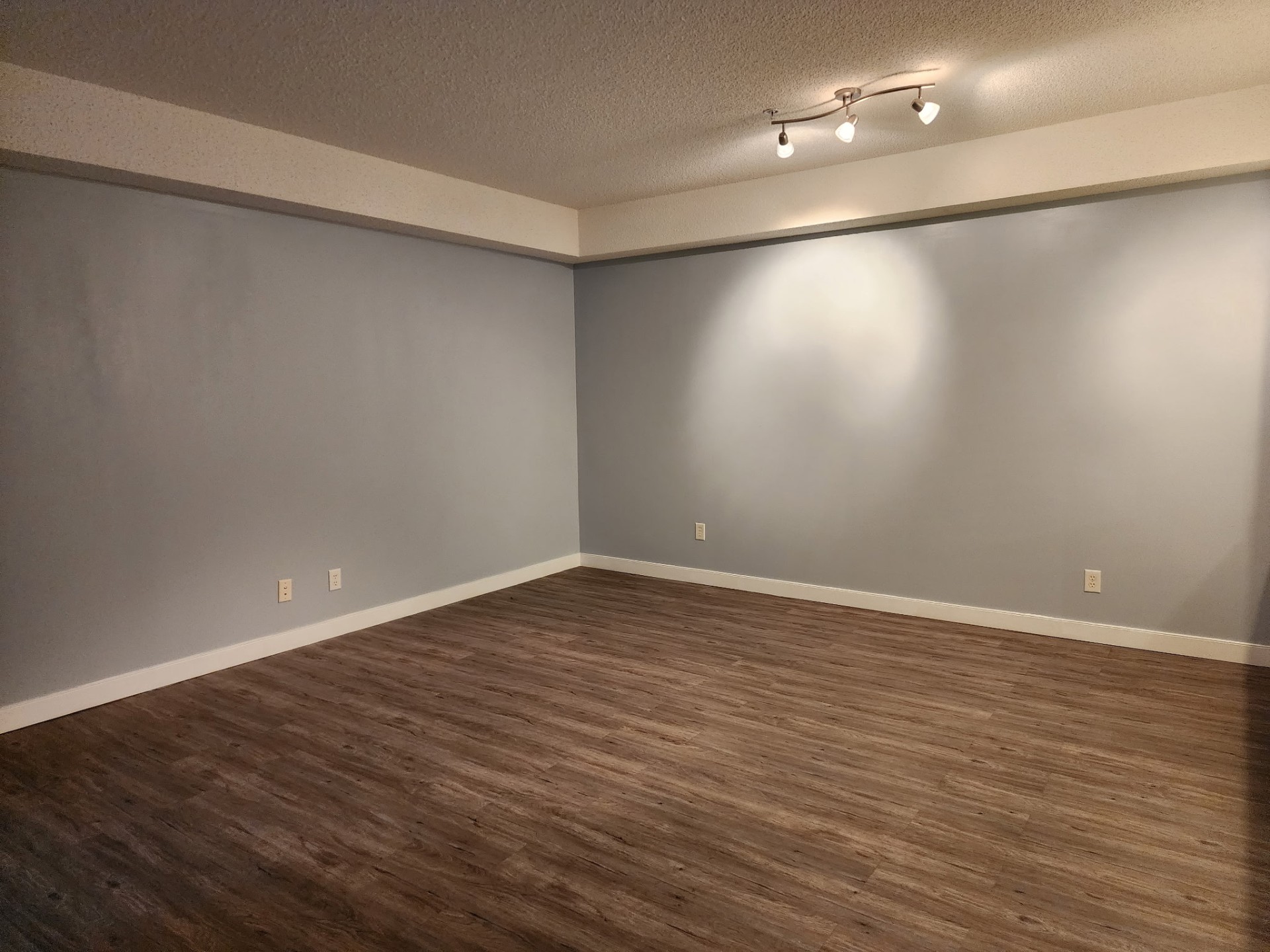 Empty room ready after a move-out clean