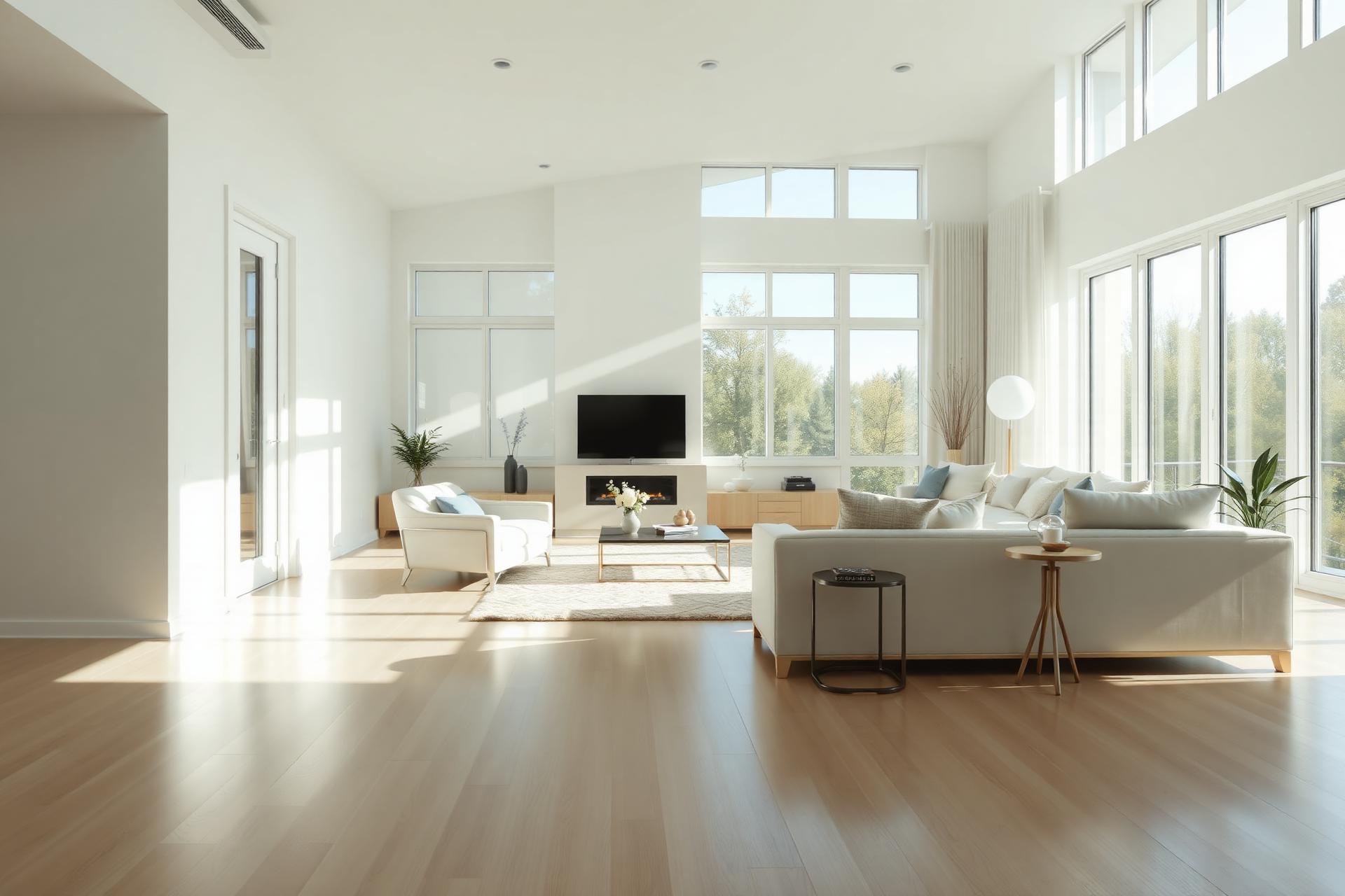 Immaculate modern living room